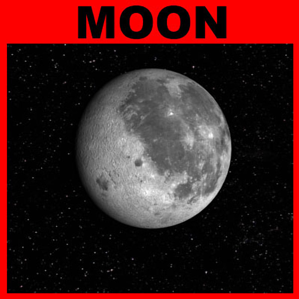 3ds max moon incredible hd planets - Incredible HD our Moon planet by Virtual creator